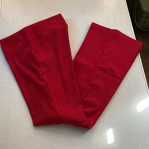 Charolette Russell, red, size 9, juniors pants. Polyester and Spandex. USA